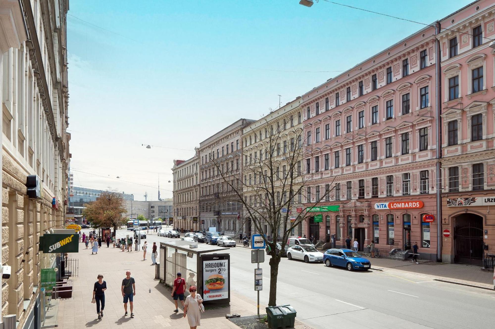 Fantastic Studio Apartment In The Heart Of Riga Bagian luar foto